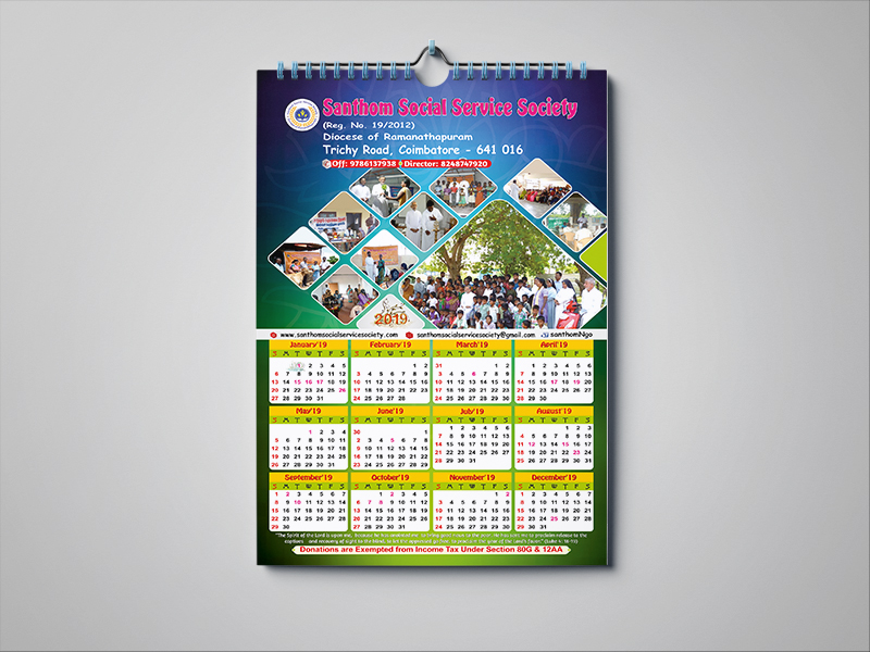 Calendar Printing Print Calendar Coimbatore India